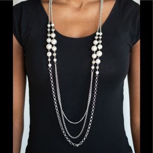 Long necklace & earrings